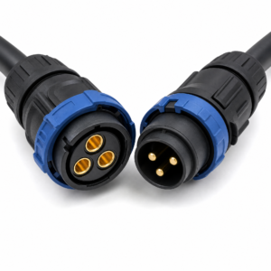 M25 self-locking 3-pin high-current waterproof connector