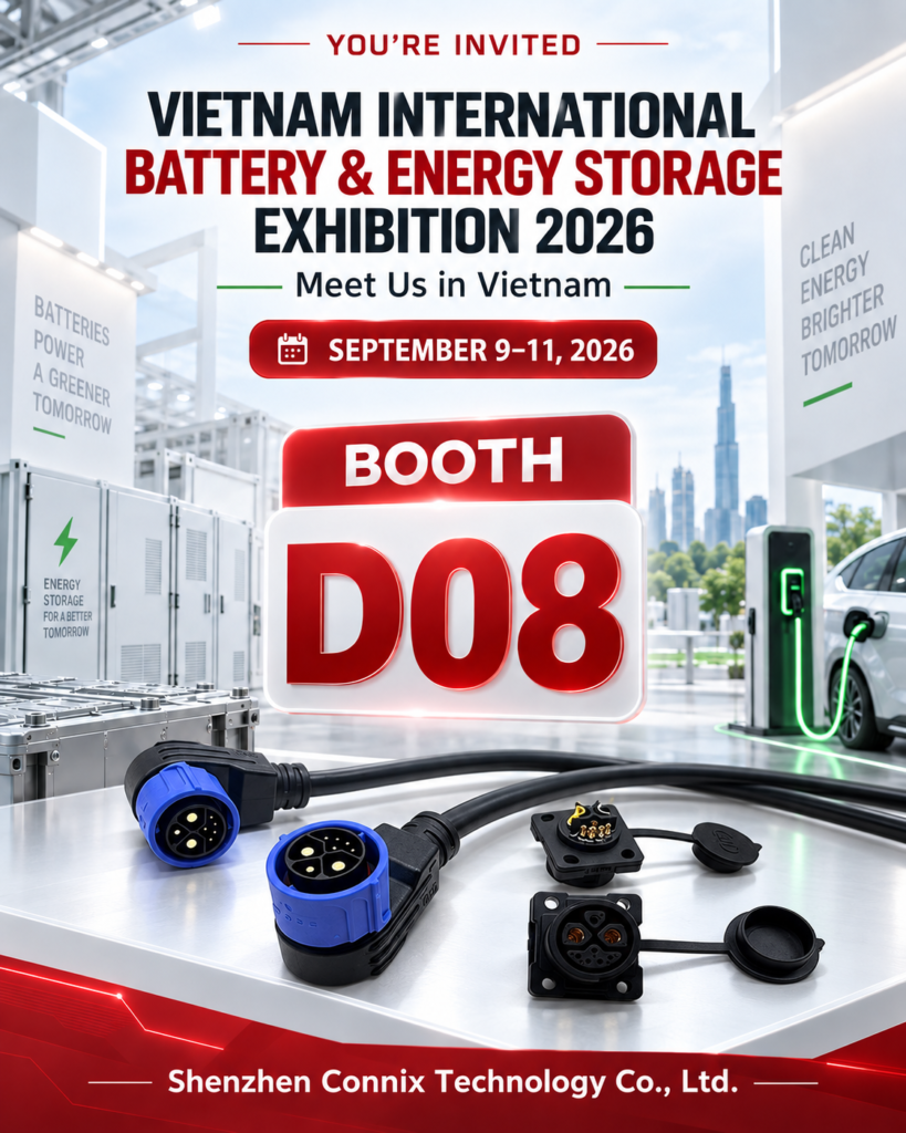 Vietnam International Battery and Energy Storage Exhibition 2026 Booth D08 Connix invitation